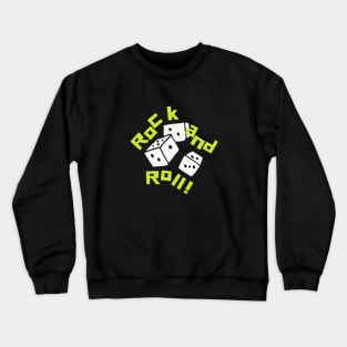 Rock And Roll Crewneck Sweatshirt